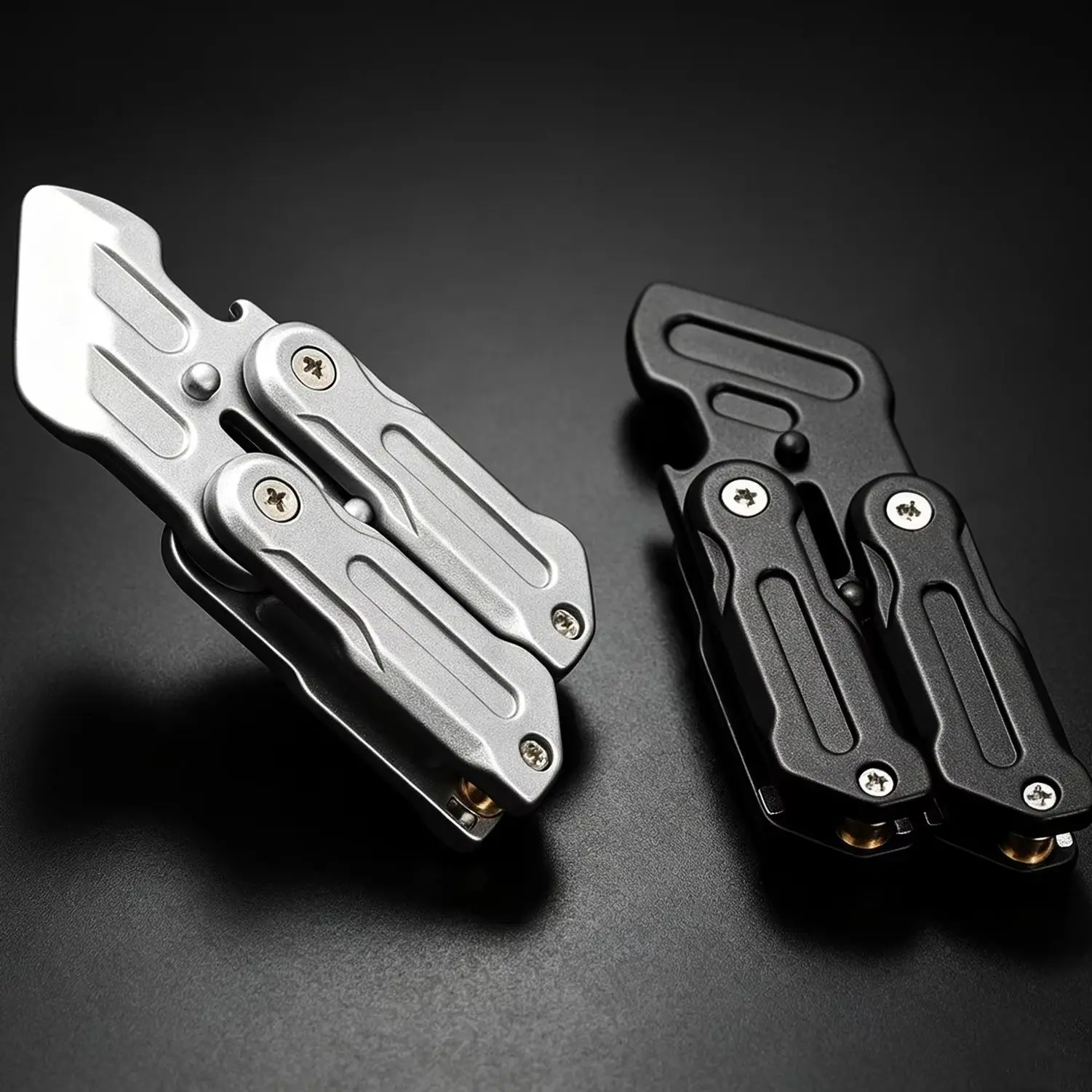 Crowbar Shaped Magnetic Fidget Slider Spinner, EDC Metal Decompression Toy, Stress Anxiety Relief Desk Novelty Gift for Adults