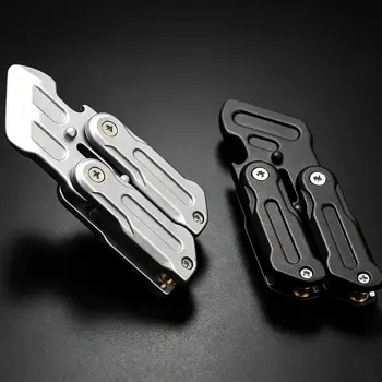 Crowbar Shaped Magnetic Fidget Slider Spinner, EDC Metal Decompression Toy, Stress…