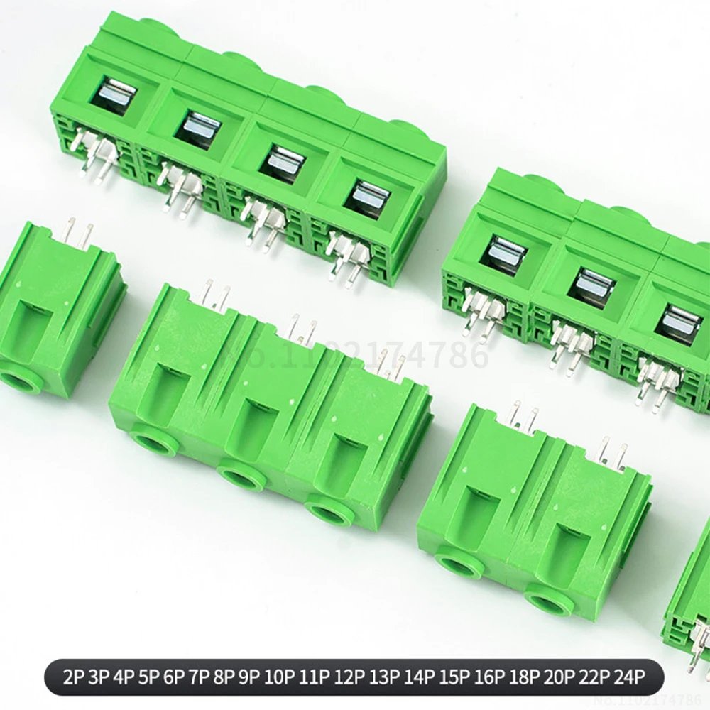 (1 pcs) JM 139 - 19.0mm PCB screw-type modular 1~10P high-current 100 V terminal block KF139 19.0