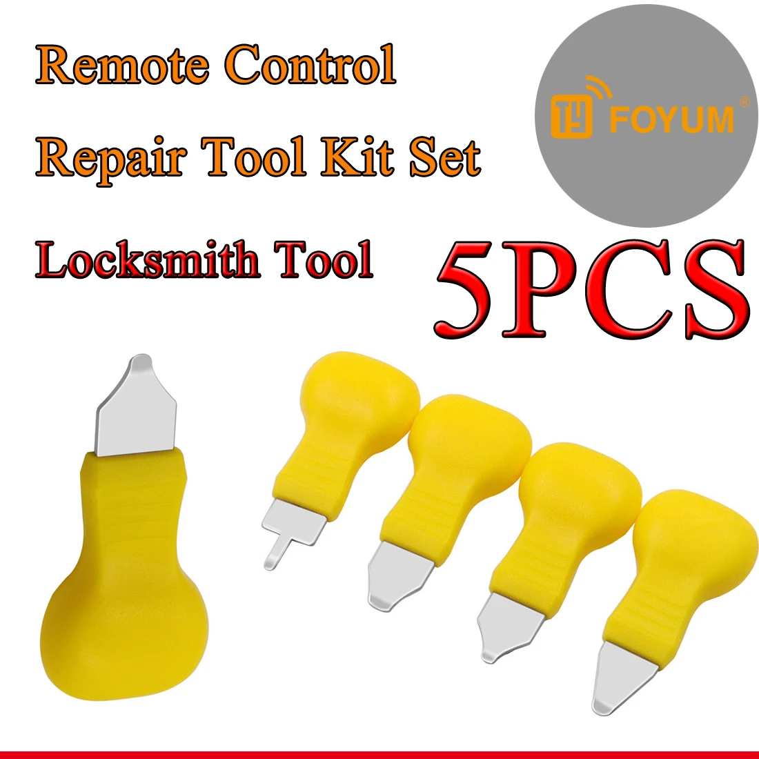 Remote Control Repair Tool Kit Set of 5 Piece Removal Smart Remote Car Key Disassembling Tools Locksmith Tools