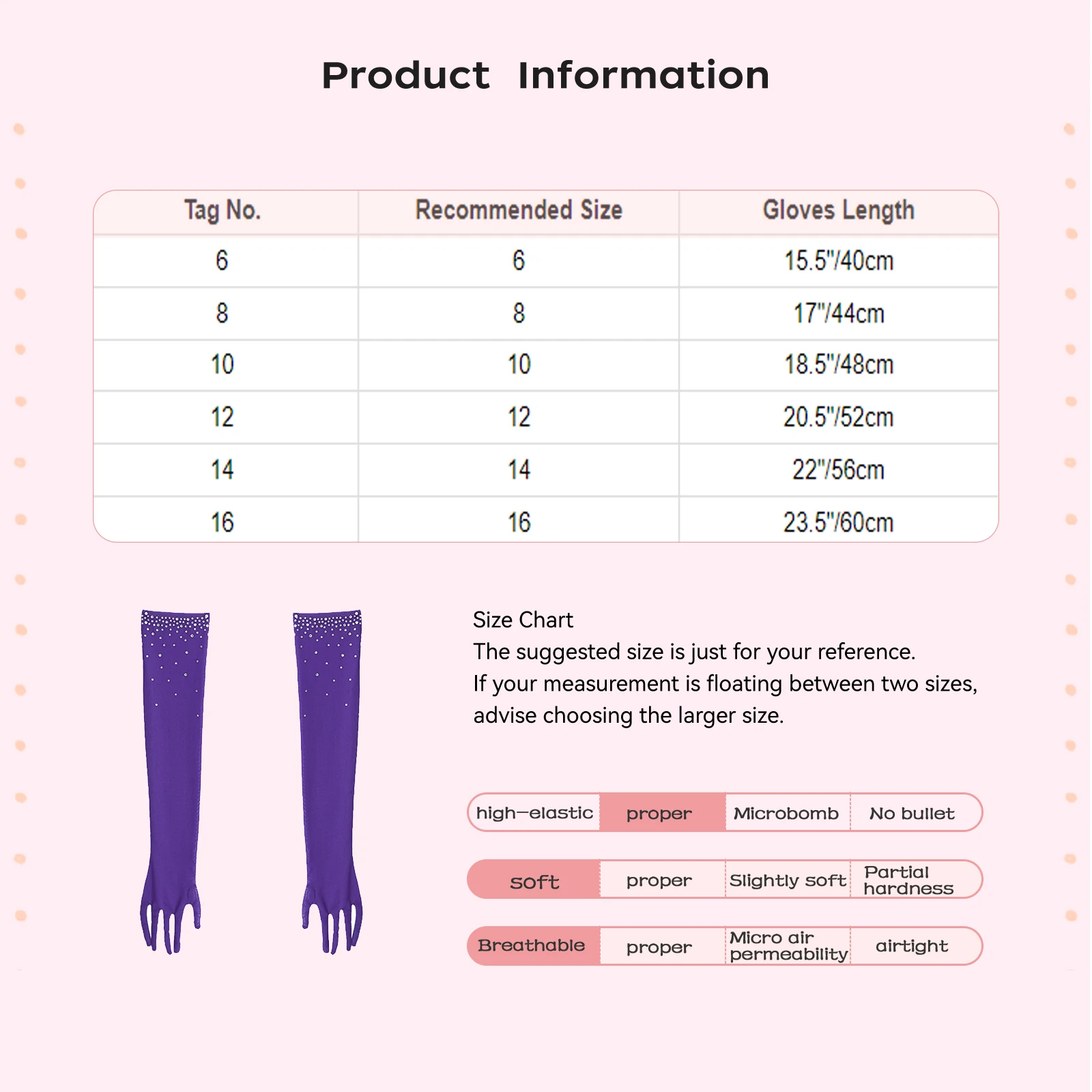 Kids Girls Latin Jazz Dance Gloves 1 Pair Glittery Rhinestones Five-Finger Full-Length Mesh Gloves for Tango Samba Accessories