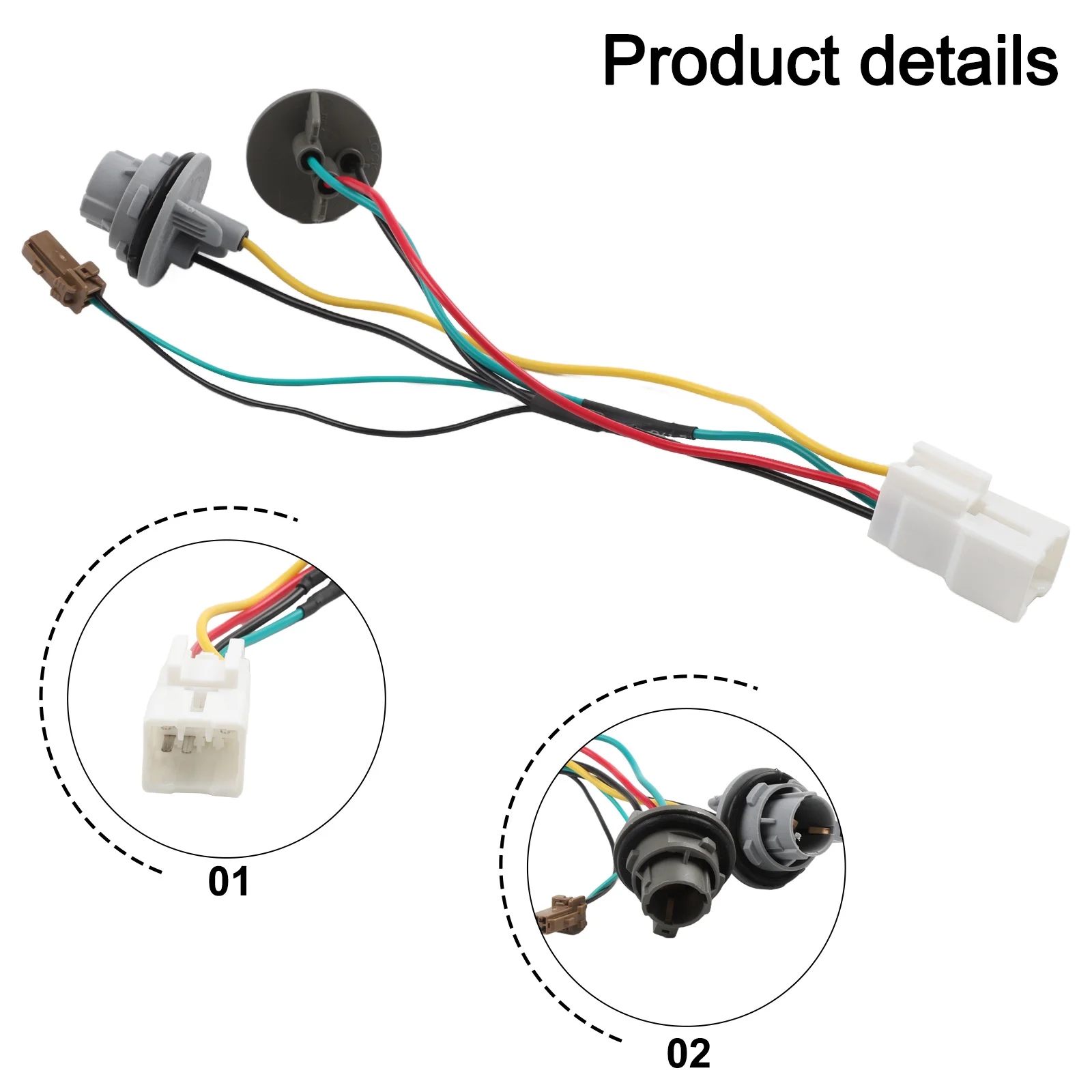 

Жгут проводов держателя заднего фонаря 92480D5000QQK для Kia, Optima 16 20, прямая замена поврежденных деталей