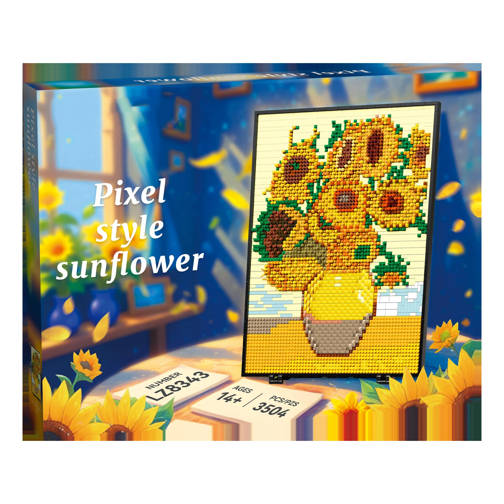 مجموعة بناء البناء الصغيرة على شكل زهور للفتيات والكبار، مكعبات بناء الجسيمات، ألعاب تعليمية لهدايا الأطفال