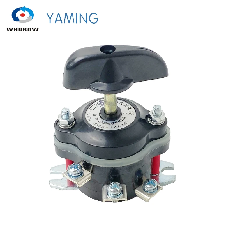 Rotary Cam Switch HZ10-10/3 Transfer Changeover Universele Lasmachine Power Shifter 380V 10A 6 Pins Gecombineerde Selector