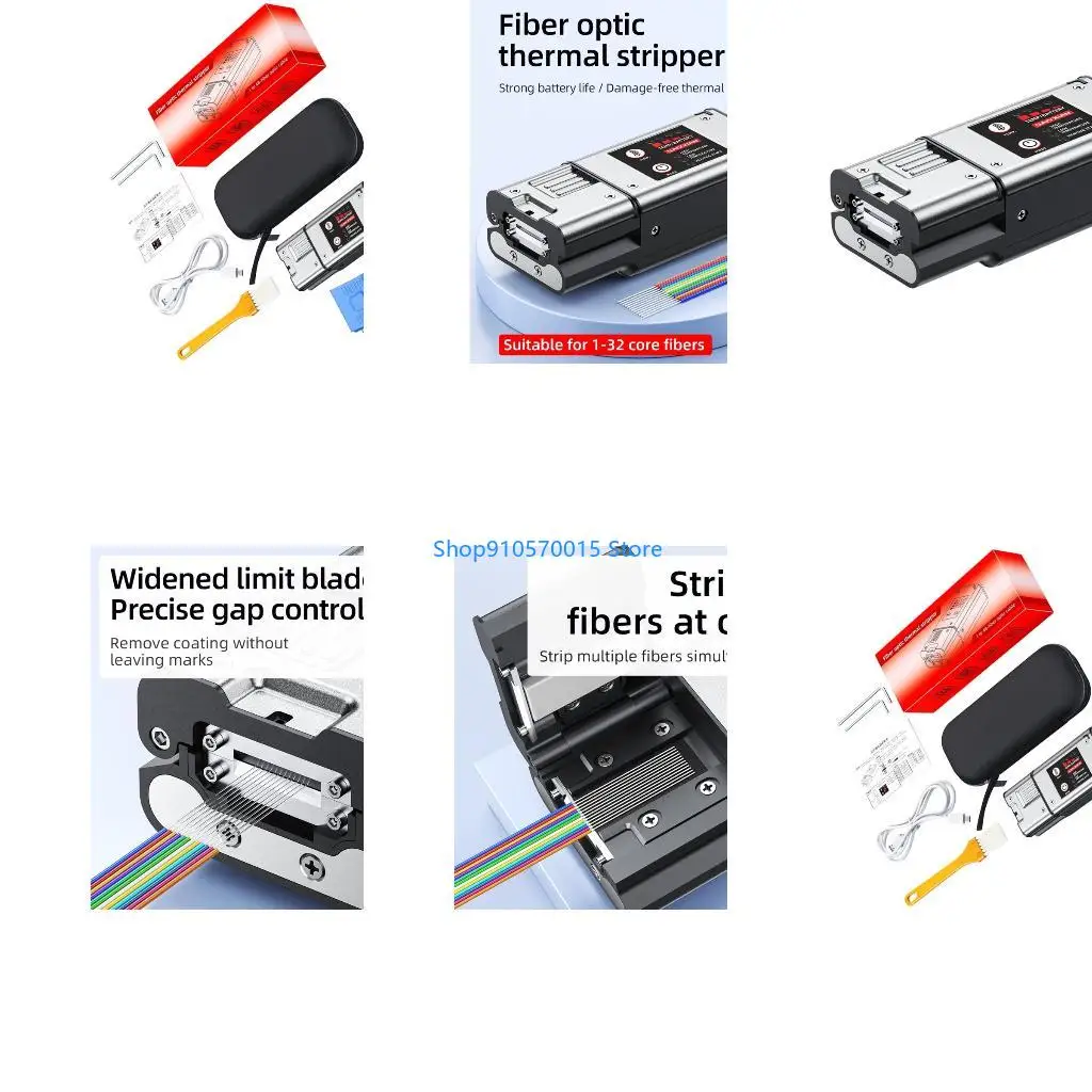 B95C Fiber Opticals Thermal Stripper Heat Control for Ribbon Cable and Fusions Splicing