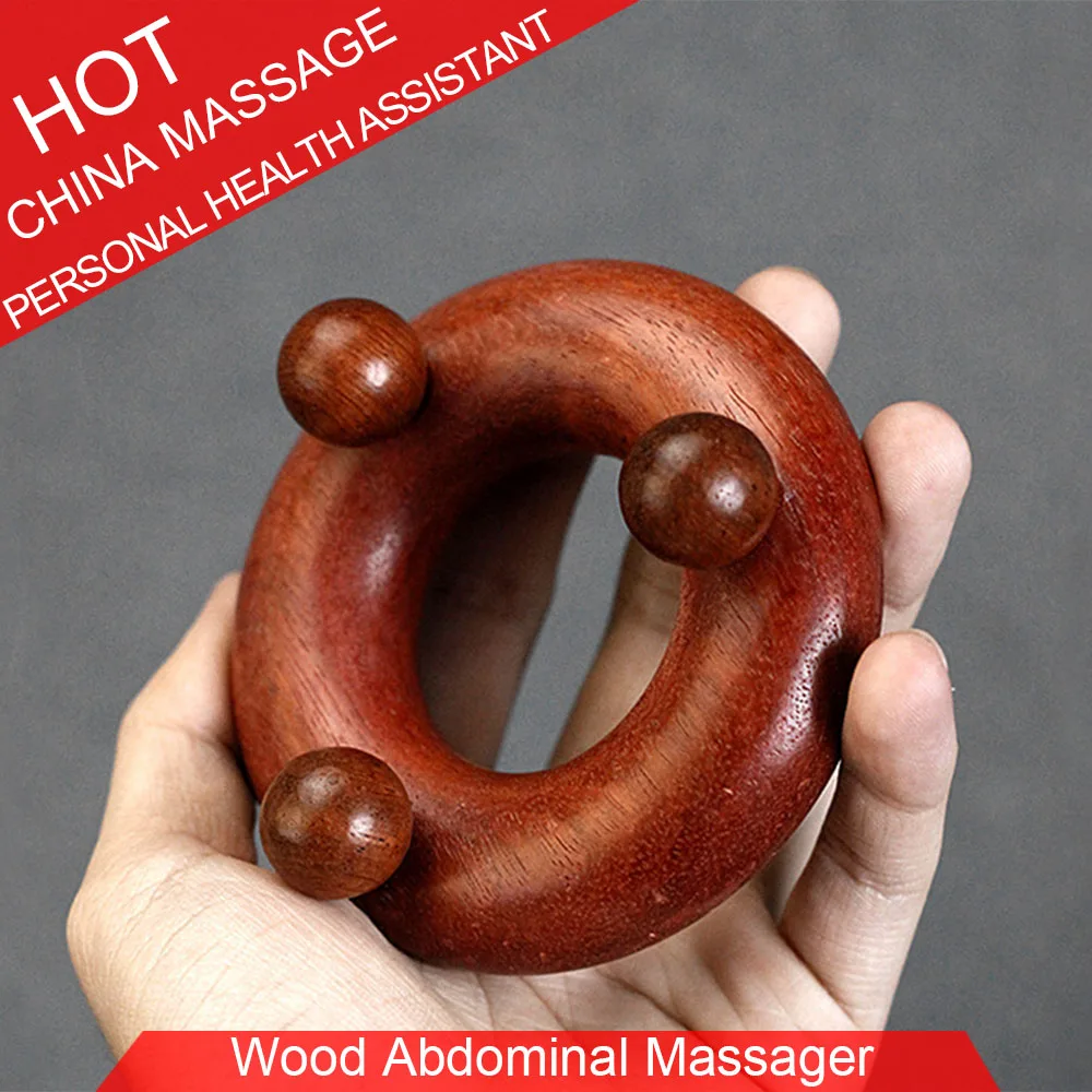 Rosewood & Fragrant wood Massage relax Abdominal Back Healthcare Massager 2pieces in 1 lot