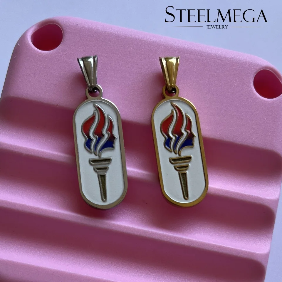 ACEROLL Stainless Steel Pendant of Young Women Torch Award Medal for Mormons for PERSONAL PROGRESS