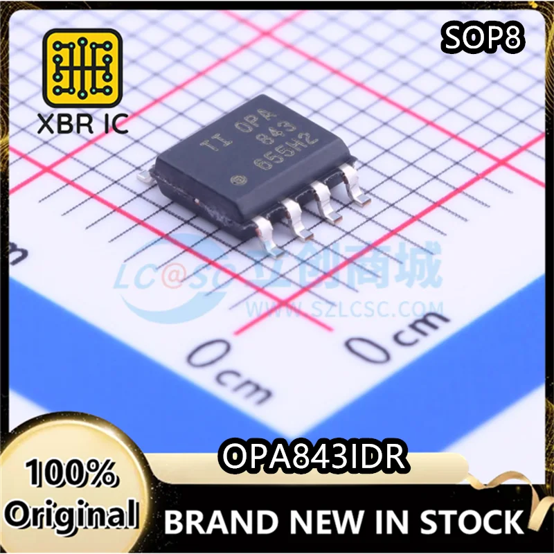 

(6/20 pieces) OPA843IDR OPA843 SOP8 single channel operational amplifier quality assurance new genuine spot fast delivery
