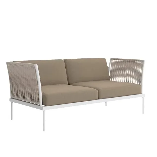 

Outdoor sofa aluminum alloy frame coffee table combination designer courtyard sponge seat cushion single and double