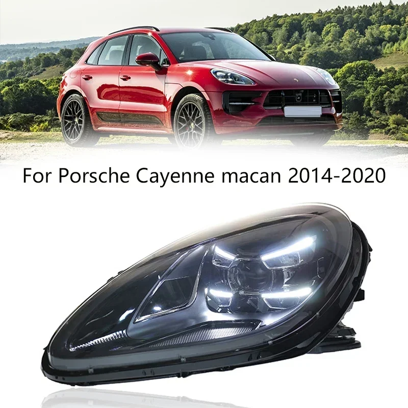 

LED Headlights For 2014-2020 Porsche Macan Car Upgrade Matrix Styling Led Front Lights Assembly Headlamp Auto Accessories