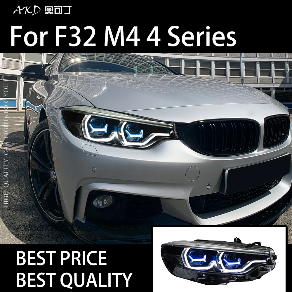 

AKD Автомобиль для BMW F32 Фары DRL Hella 12V H7 Светодиодные биксеноновые лампы Противотуманные фары Автомобильные инструменты 2 шт. F36 M4 F82 Аксессуары для автомобилей