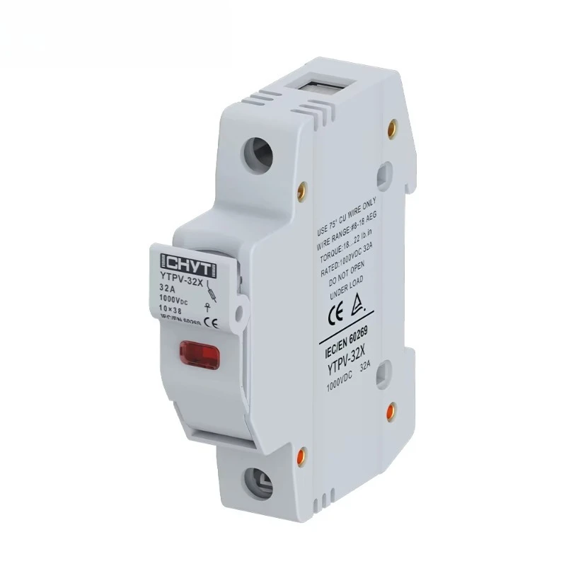 El relé solar del tenedor del fusible de DC 1000V 15A 20A 25A 32A llevó el fusible