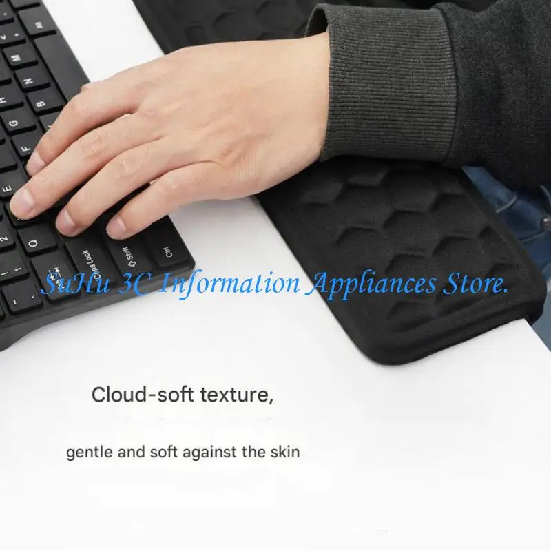  NonSlip L Shaped Keyboards Wrist Pad Supports Natural Hand Position At Desk