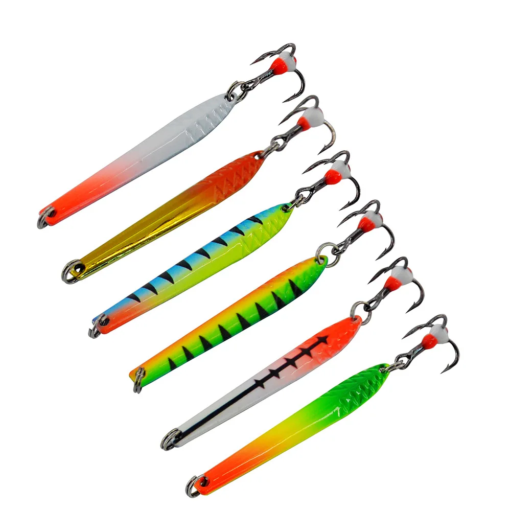 Jig metálico de zinc – Cuchara señuelo para pesca en hielo - imagen 5