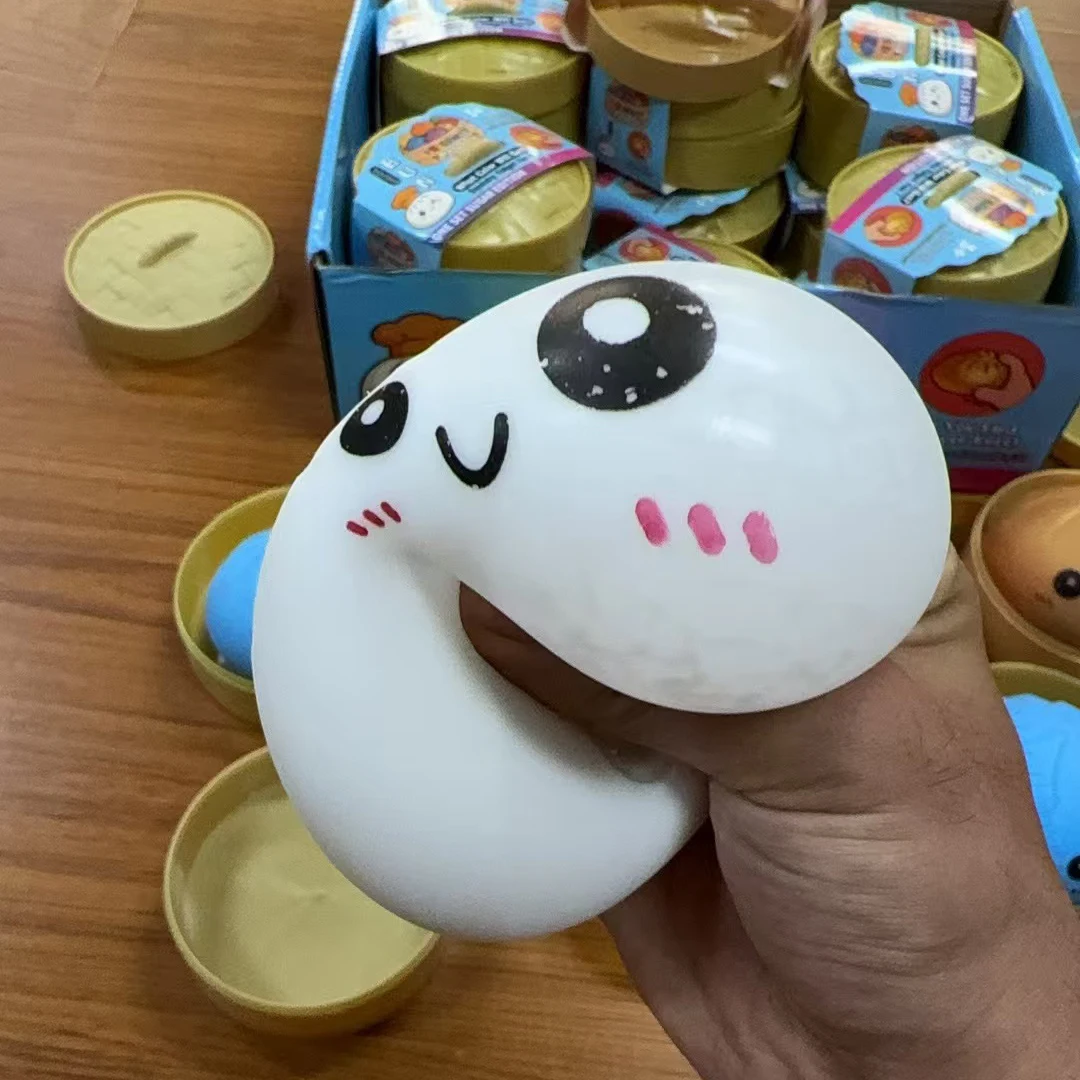 대형 만두 모양 스트레스 볼, 다채로운 스퀴시 빵 모양 - Kids Toys Dumplings 리뷰 및 가격