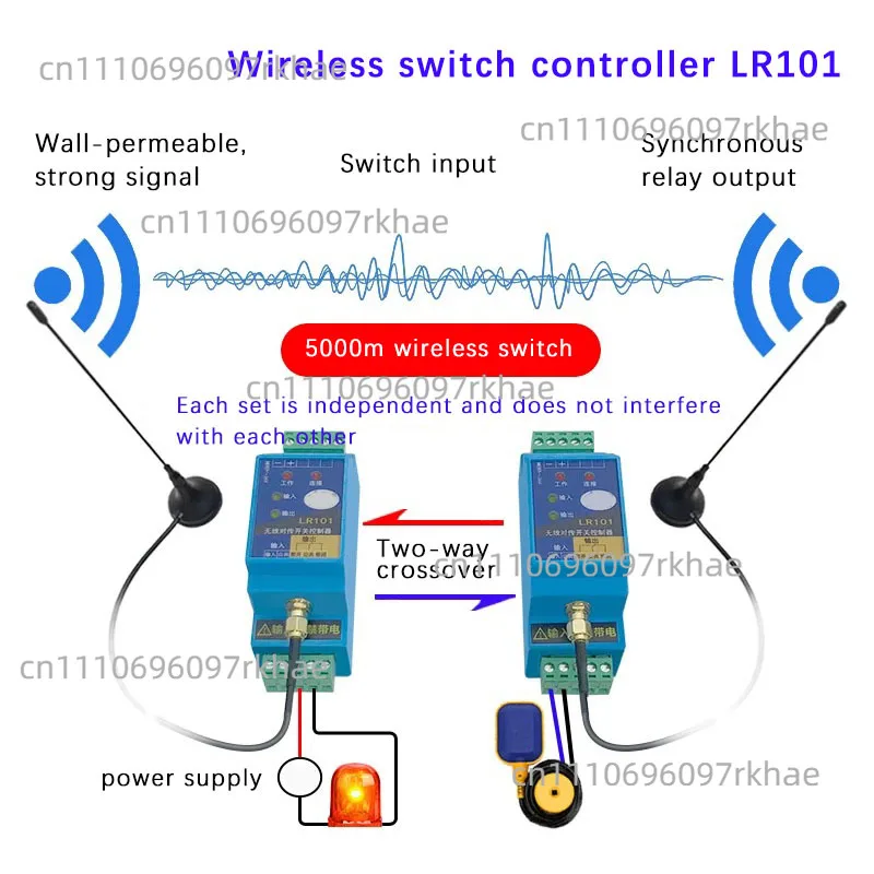 LR101 Switch Quantity Wireless Transmission Module Transmitting And Receiving Pair Transmission Switch Remote Relay Receiver
