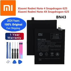 2024 Year High Quality BN43 Original Battery For Xiaomi Redmi Note 4X / Note 4 Note4 Global Snapdragon 625 4000mAh Phone Battery