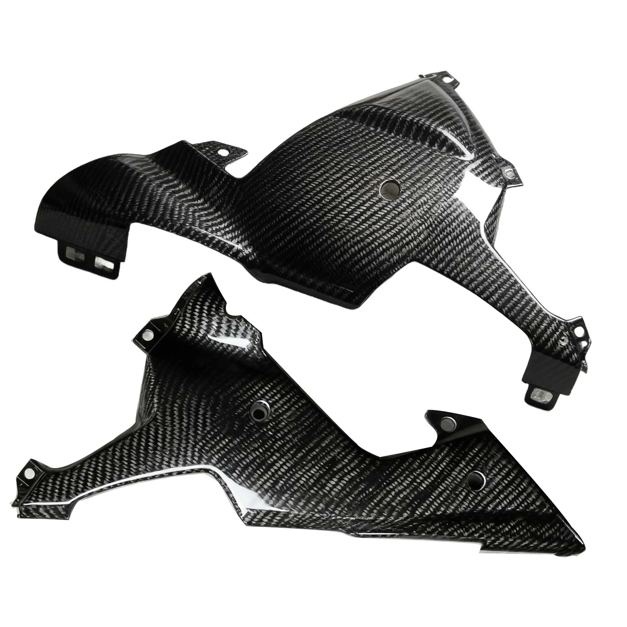 ABS Plastic Carbon Fiber Color Motorcycle Fairing Panel Cowling for Yamaha YZF R1 2003-2003 Lower Belly Pan Side Protector Panel