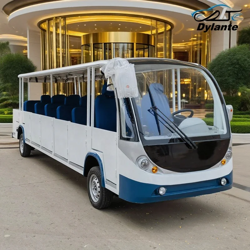 Classic And Beautiful City Vehicle Electric Bus Shuttle Bus Electric Sightseeing Bus Lead-Acid Battery Lithium Battery Optional