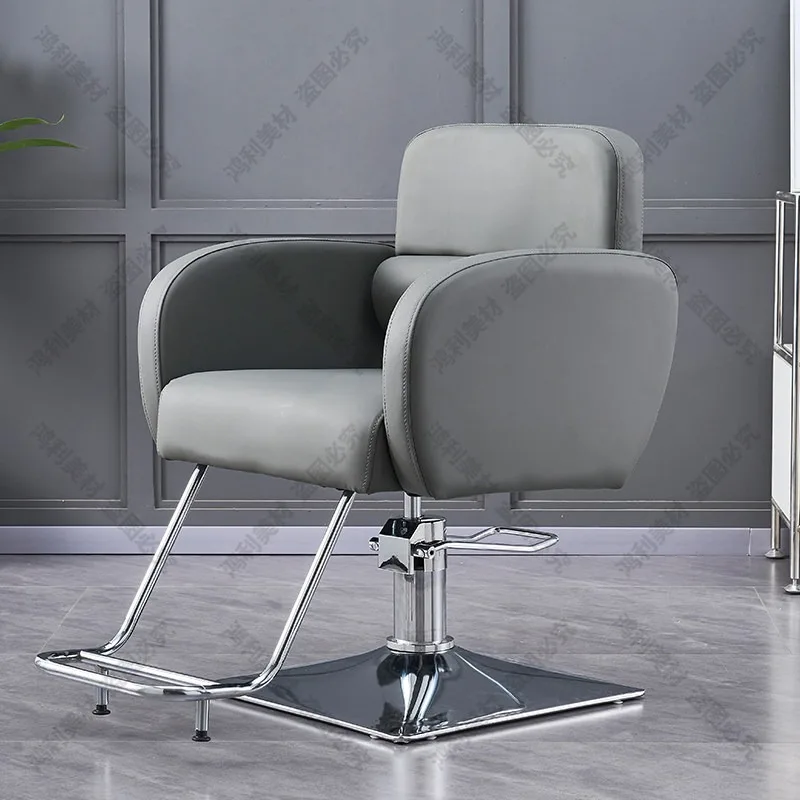 

Multi-functional Barber Chairs Rotating Design Barber Chairs Simple Elegant Commercial Furniture Sedia Da Barbiere ZY40LFY