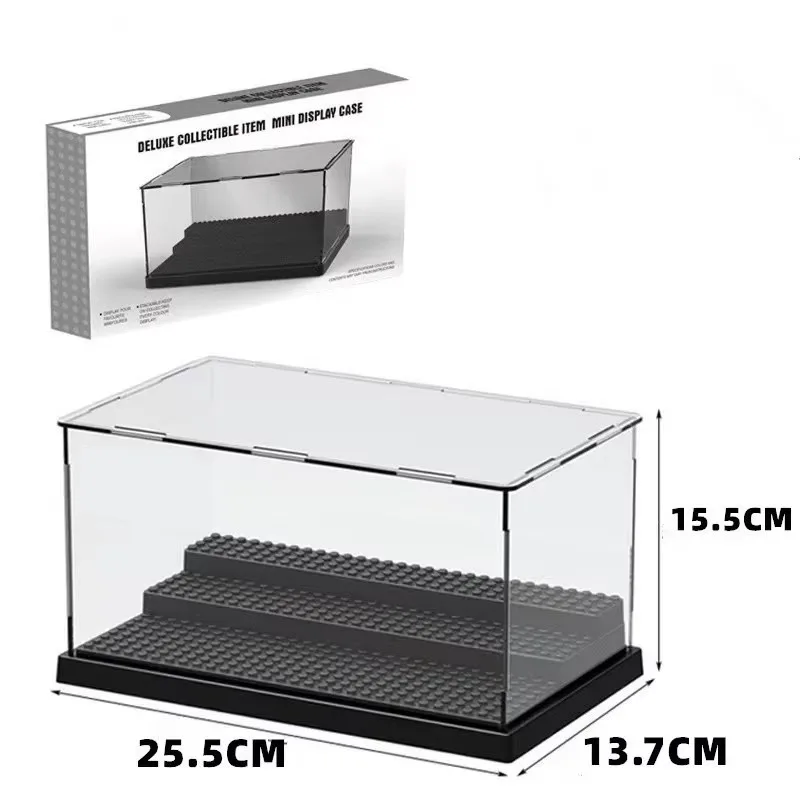 Mini doll display box, with 5 steps, compatible with main brand building figures, building doll storage box, large capacity view 6