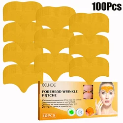 10-100pcs Forehead Wrinkle Patches Anti Wrinkles Facial Patches Natural Forehead Line Removal Gel Patch Face Skin Patch