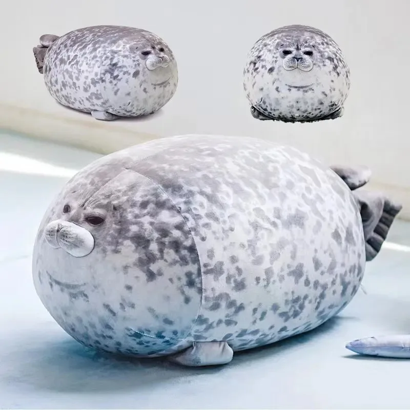 20cm-80cm Seal Pillow Kaiyukan Popular Soft Seal Doll Aquarium Plush Toy Sofa Pillow Pillow