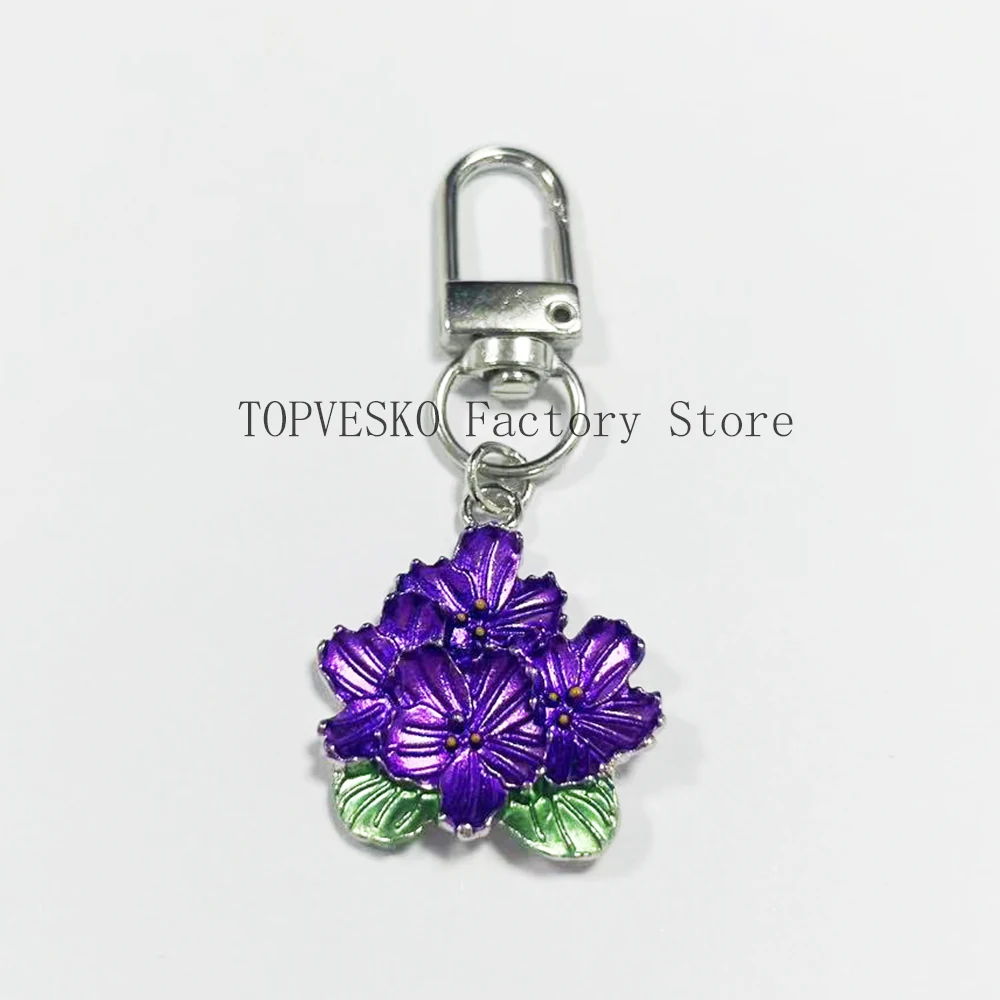 Delta Violet Pendant Keychain