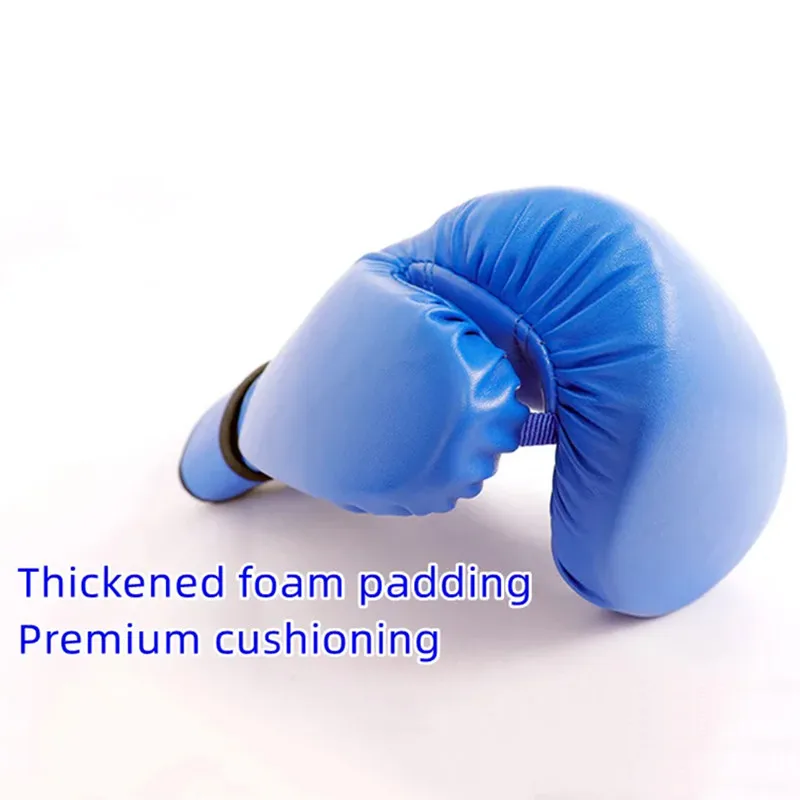 6/8/10/12/14oz Professional Boxing Gloves Thickened PU Muay Thai Sanda MMA Training Gloves Boxing Training Accessories