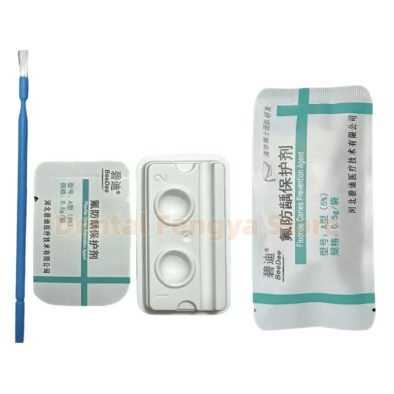 0.5gx2 Bag  5% Dental Fluoride Varnish Caries Preventive Protective Agent Teeth Anti-Cavity Fluoride Coating for Dental Use