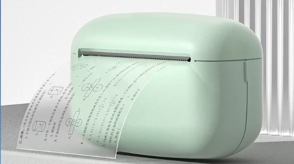 Student Error Question Printer 304 DPI High Definition Portable Compact Mini Transparent Label Scanning Exercise Questions