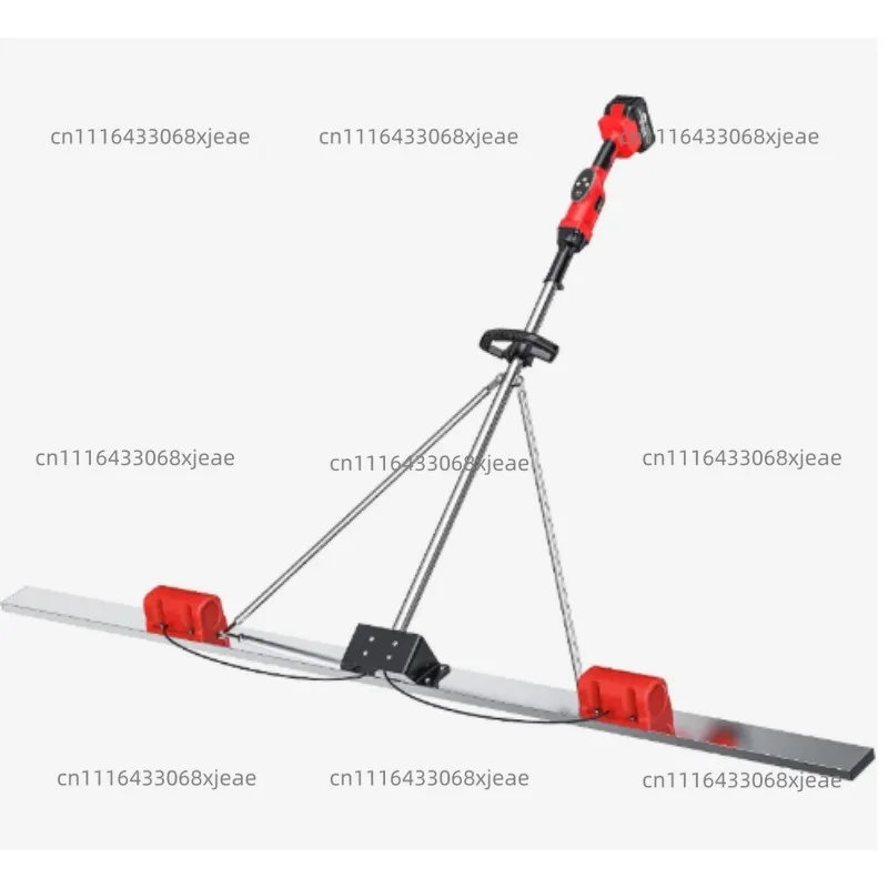 150CM Electric Concrete Screed 6000 MAh Floor Leveling Vibrating Screed Mortar Vibrator Trowel Concrete Leveler