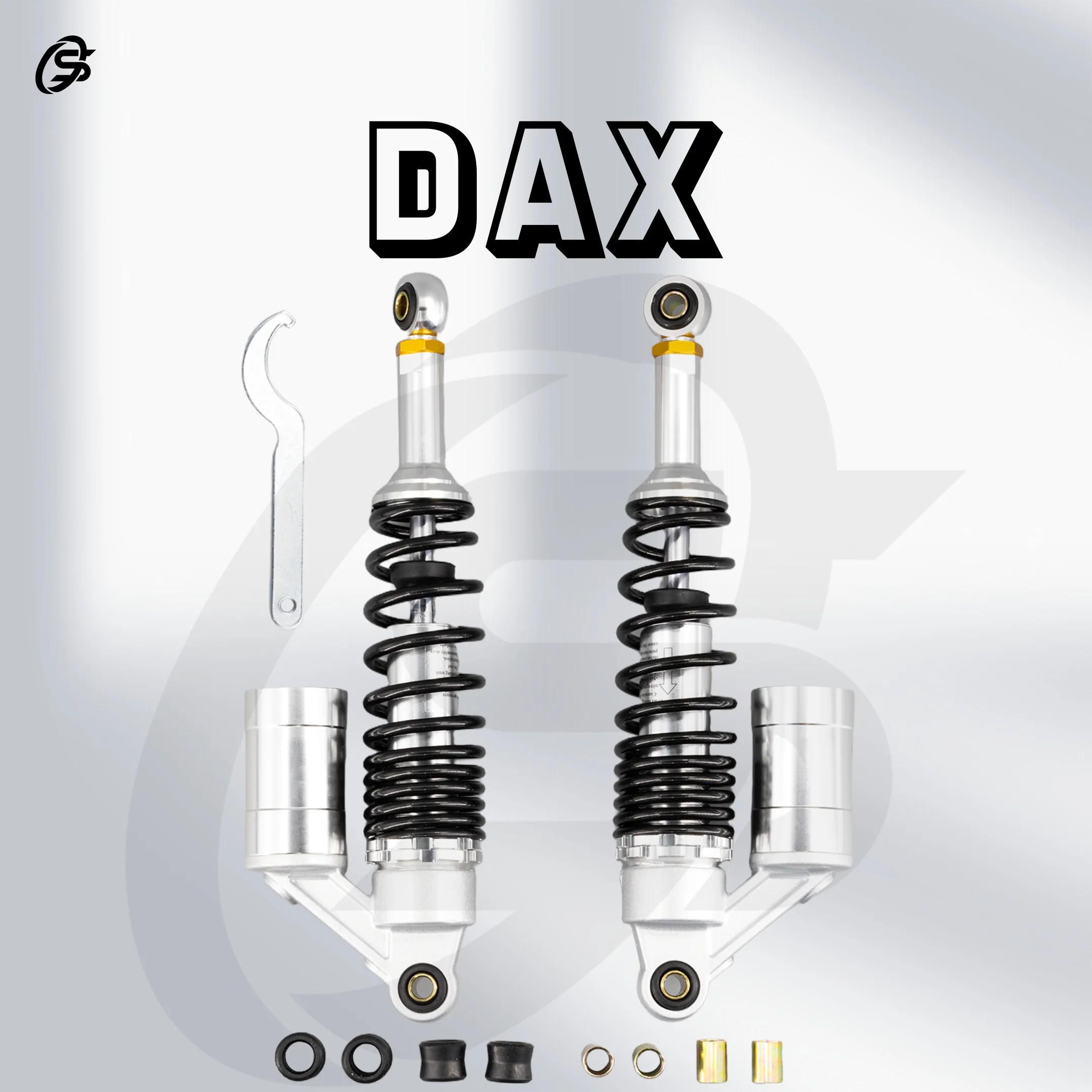 

330mm Rear Air Cylinder Shock Absorber DAX CT70 Black Sliver Shock Absorber Motorcycles Parts DAX CT70 Accessories