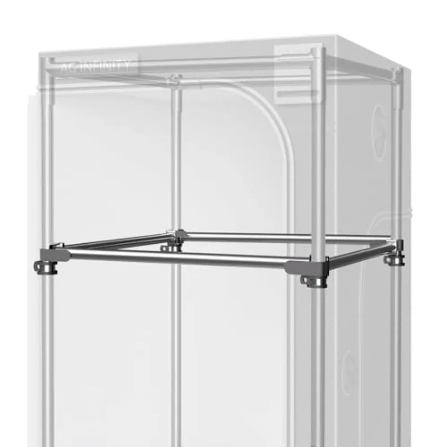 Heavy-Duty Grow Tent Mounting Bars ' High Airflow CFM Kit Prevents Walls from Sucking in Trellis and Supplemental Lights Mounti