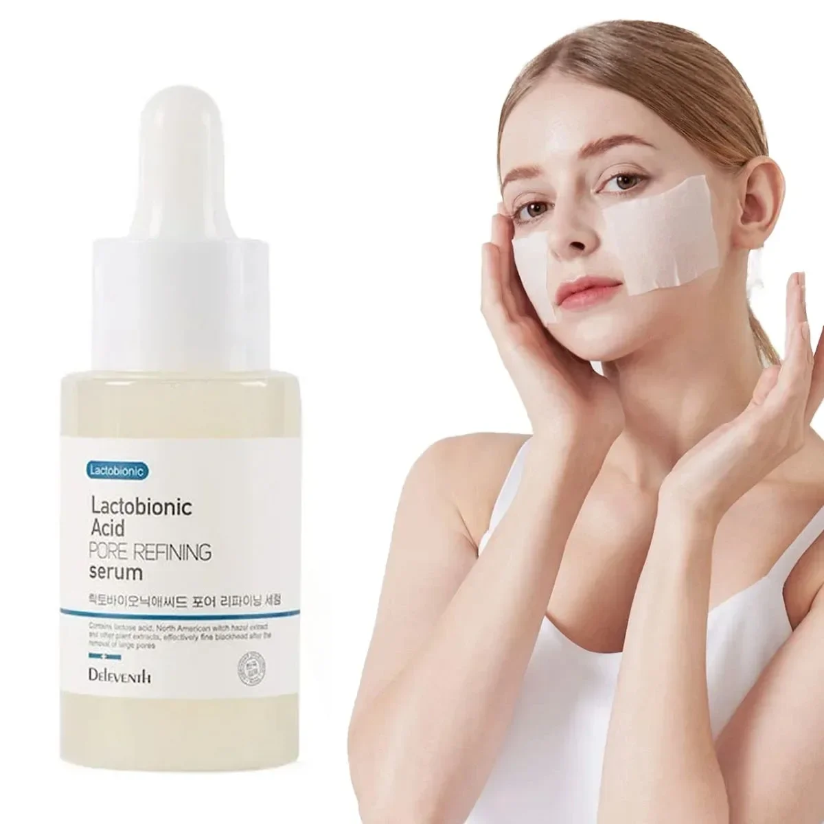 

Lactobionic Acid Serum Anti Aging Whitening Essence Moisturizing Facial Liquid Nourishing Firming Lifting Treatment Skin Care