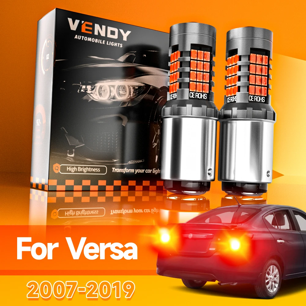 2 uds para Nissan Versa 2007-2019 luz de freno LED 2008 2009 2010 2011 2012 2013 2014 2015 2016 2017 2018 accesorios Canbus