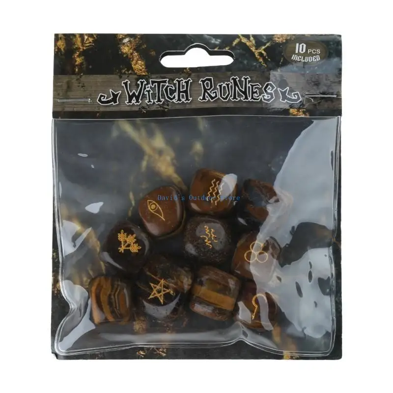 X3ua pedra natural polida runa runa