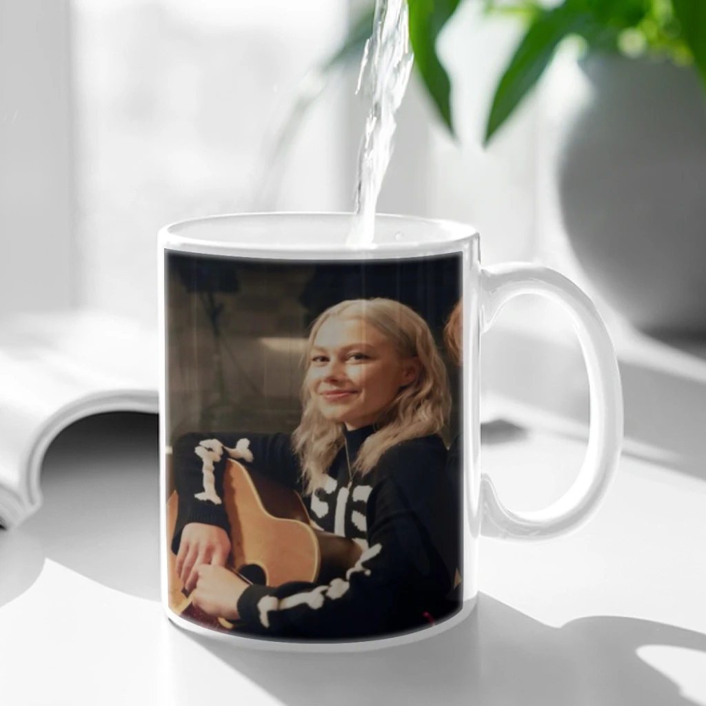 Singer Phoebe Bridgers Music Album Hot Songs Movie Ceramic Cup Coffee Oatmeal Breakfast Cup Creative Personality Mug