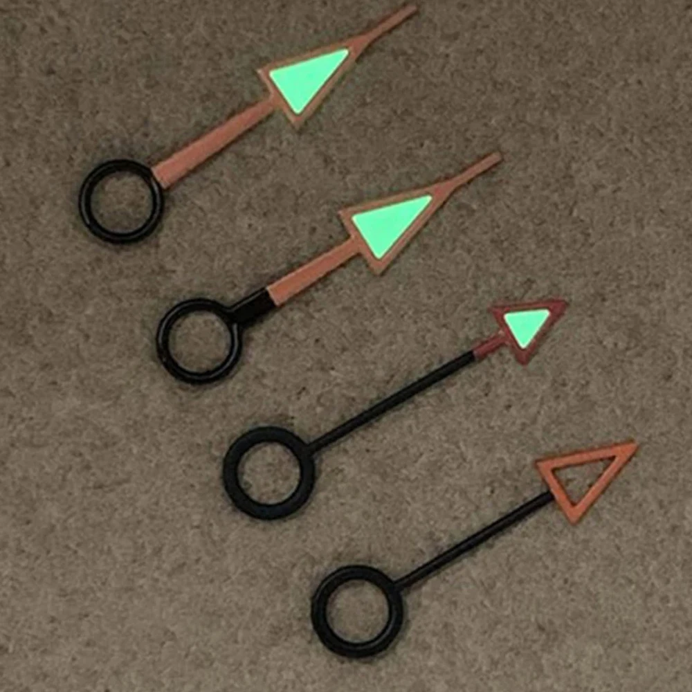 

12.5mm GMT Watch Hands for NH34 Movement Men Watch Modified Pointers Green Luminous Second Hands NH34 Replacement Accessories