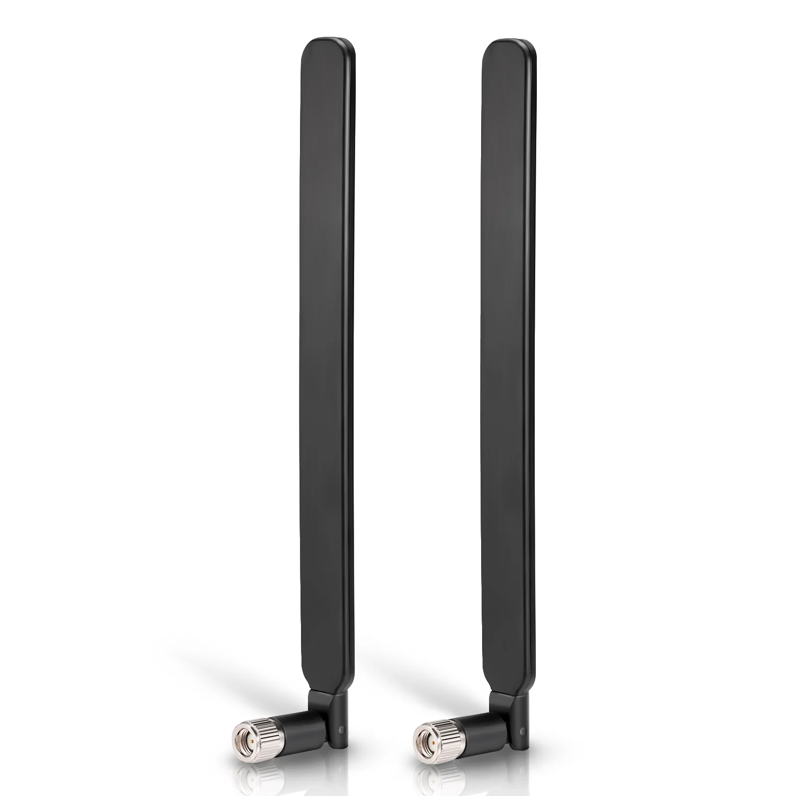 Bingfu 2pcs 6dbi 4G LTE Antena Banda Larga 700-2600Mhz Omni Direcional com Conector RP-SMA