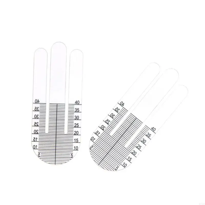 97QD 2 PCs/Definir régua pH óptico para Hospital Medical Supplies Optometria PH Tester Profissional leve