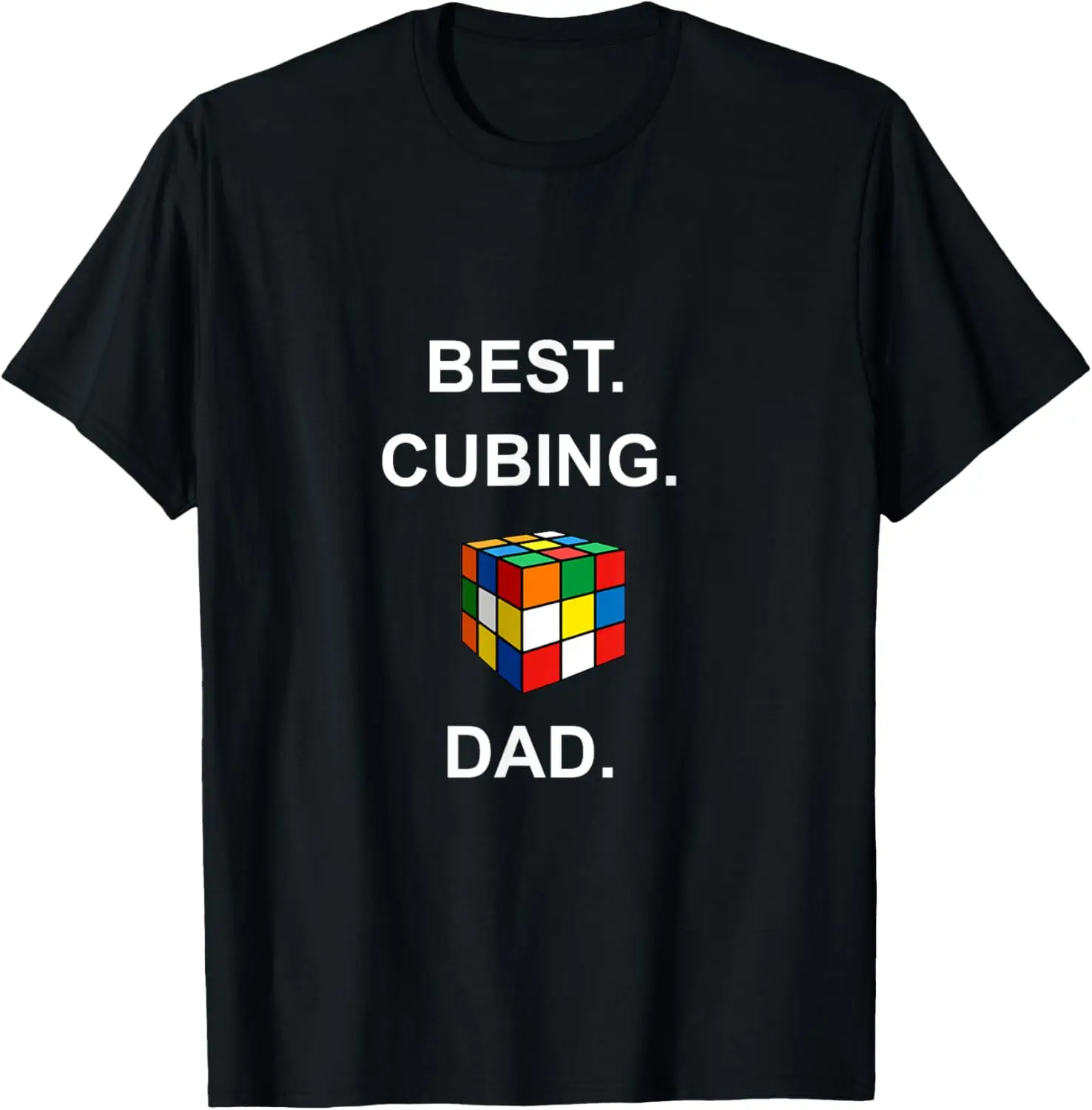 # 1 camiseta gráfica Best Dad Cubing Puzzle