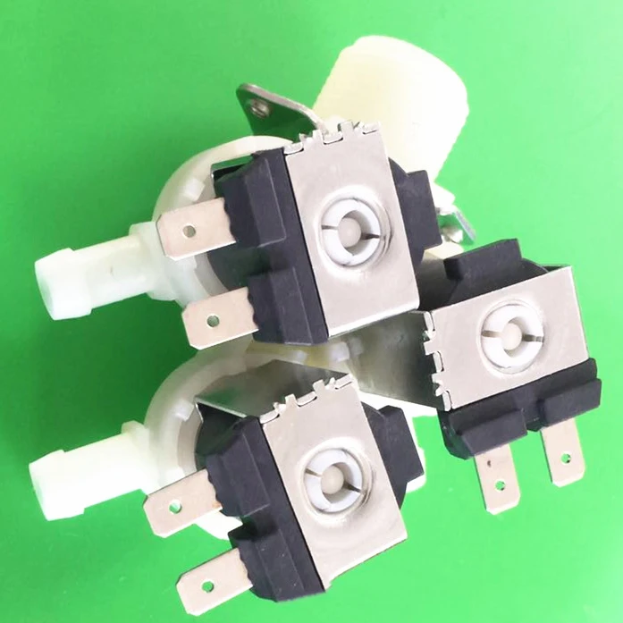 3/4Thread 12mm Connector Inlet Tee with Pressure Normally Closed Plastic Solenoid Valve Kitchen Waste Electrical