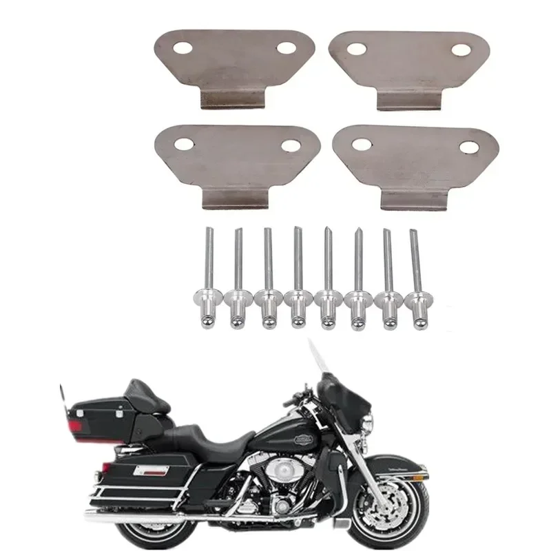 

Для Harley Touring Electra Street Glide 1993-2013 Запчасти для мотоциклов Седельная сумка Крышка износа ударные пластины Запчасти для мотоциклов