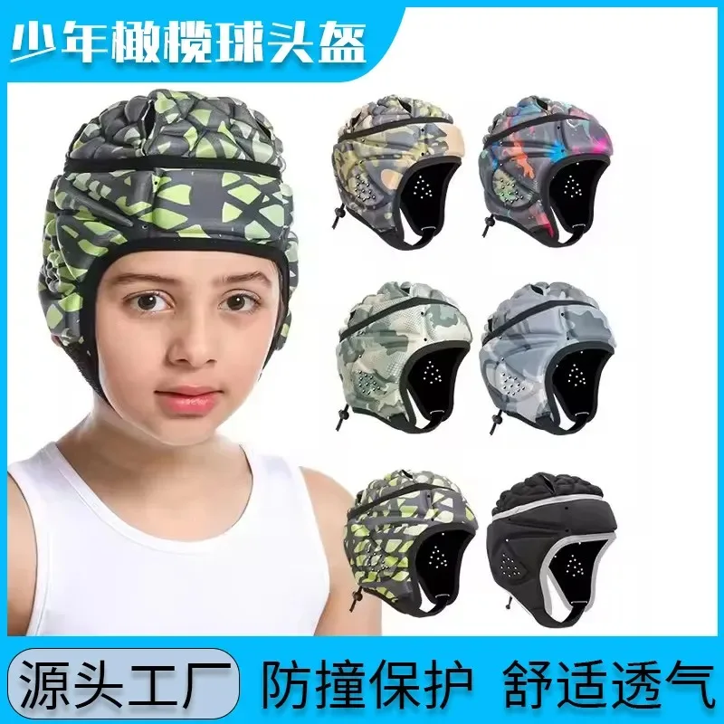 for Children American Football Crash Helmet Color Protective Universal Headgear Kids Sports Protective Head Gear