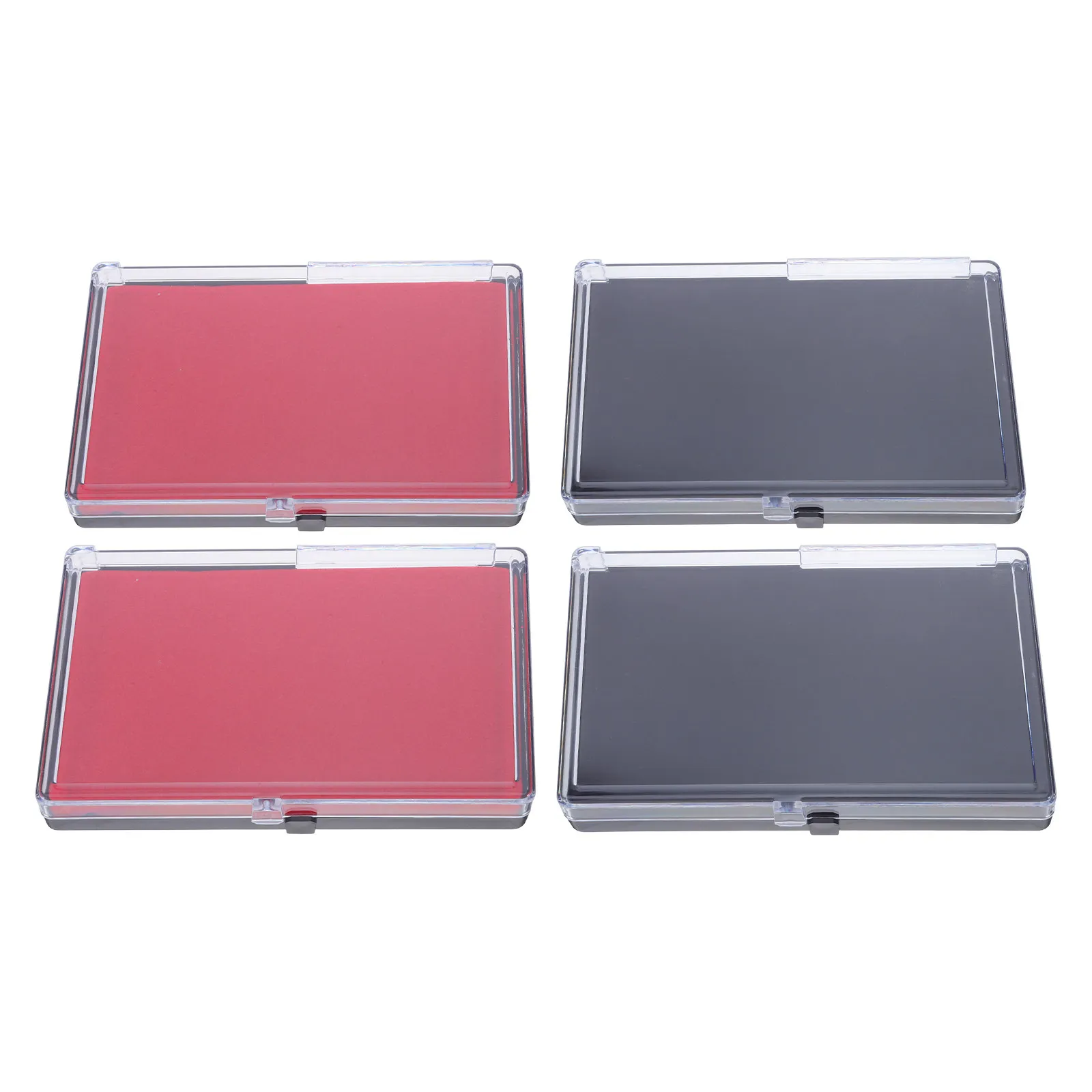 4Pcs Badge Display Case Box Tabletop Desktop Medal Holder for Pins Race Medals School Awards Challenge