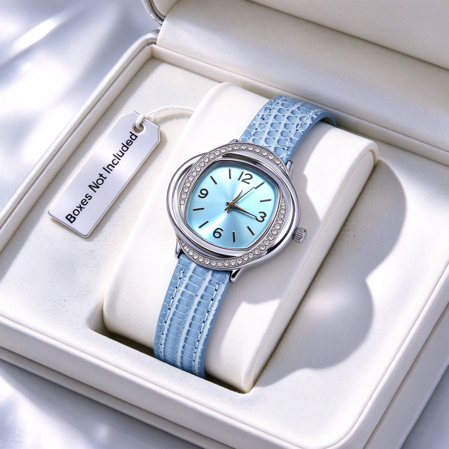 1Pc New Style Elegant and Fashionable Quartz Watch for Women, Ideal Gift for Valentine's Day, Mother's Day, Easter, Ramadan, Birthdays, and for Friends and Family!