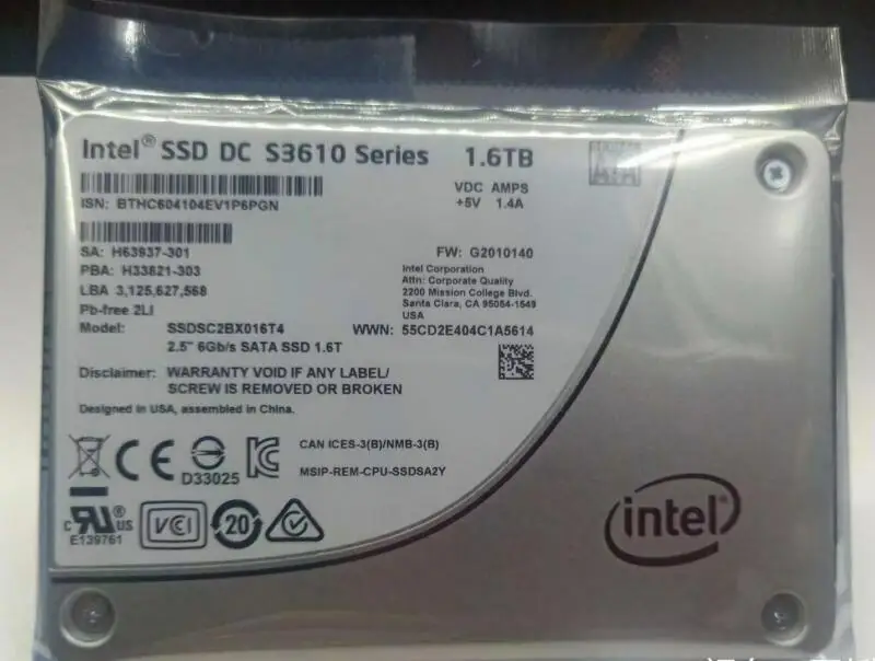 1.6TB SSD Enterprise 2.5