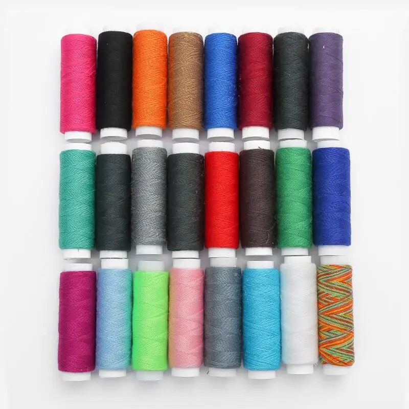 10Pcs/Set 110 Yards Household Colorful Sewing Thread 402 Polyester Sewing Thread Handmade DIY Sewing Needle Accessories