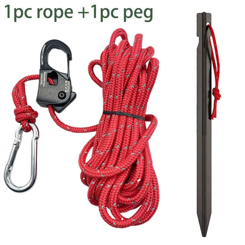 Zeltseil-Versteller Windseil-Spanner Reflektierender Spanner Befestigungsschnalle für Markisen